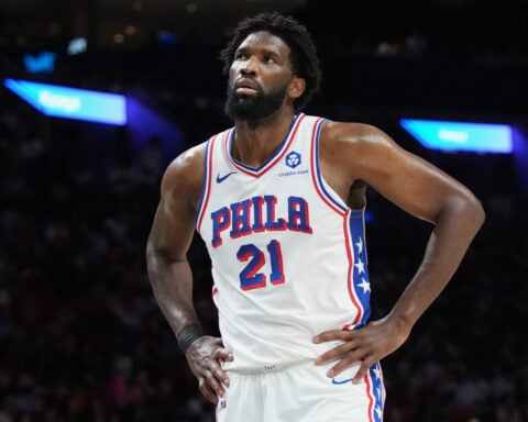 Joel Embiid has appendectomy, leaving former MVP's status for postseason in doubt