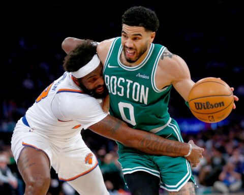 Jayson Tatum makes a strong return to Madison Square Garden, site of his injury in the playoffs