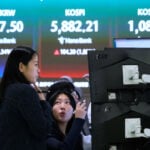 Asian stocks mostly higher and oil gains ahead of planned U.S.-Iran peace talks