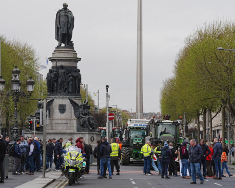 Irish fuel protests enter fourth day as government seeks to head off shortages, open blocked roads