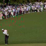 Scottie Scheffler has 2 shots in the water and his first round over par in the Masters in 3 years