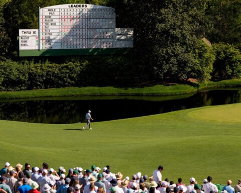 Rory McIlroy pulls away with birdie binge and sets Masters record with 6-shot lead at halfway mark