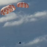 Artemis II astronauts splash down off California’s coast after a historic journey around the moon