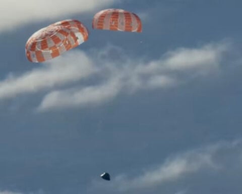 Artemis II astronauts splash down off California’s coast after a historic journey around the moon