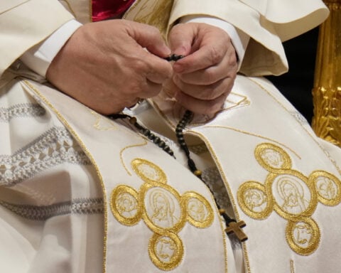 Pope Leo XIV denounces the 'delusion of omnipotence' he says fuels the US-Israeli war in Iran