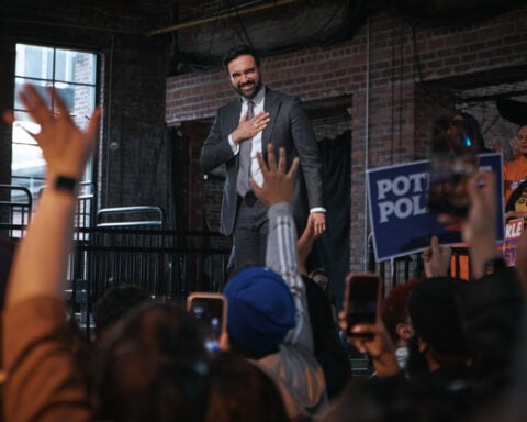 At 100 days rally, Mamdani celebrates and charts a course toward city-run grocery stores