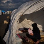 A baby born in a Beirut displacement camp now struggles to survive