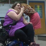 Heartfelt sendoff held for teacher stepping down to fight incurable nerve disease