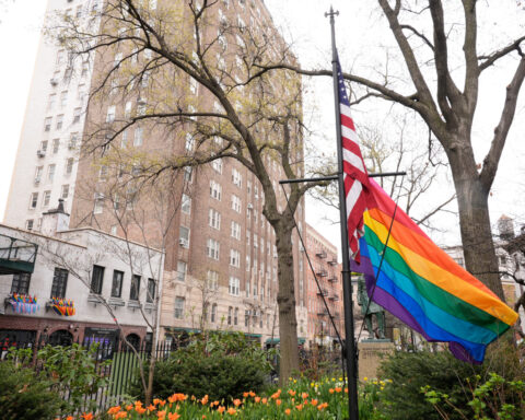 Trump administration agrees to return rainbow Pride flag to New York’s Stonewall monument