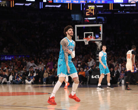 Knueppel and Ball finished 1-2 in the NBA in 3s. Now they hope to get Hornets to the playoffs