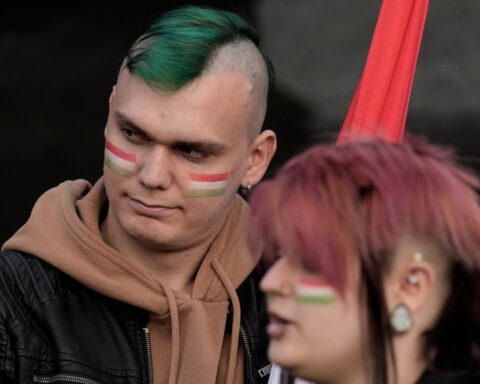 From chants on trams to a parliament rave, young Hungarians provided a soundtrack for Orbán’s defeat