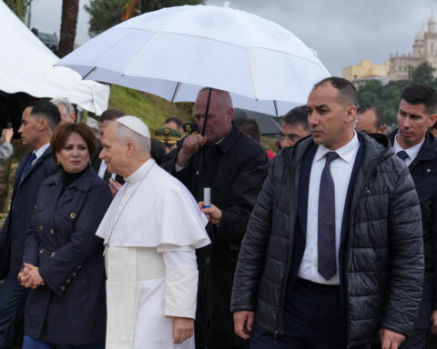 Vatican visitors slam Trump over attacks on the US-born pope's message of peace