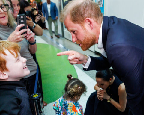 Britain's Prince Harry speaks of struggles of fatherhood on Australia tour