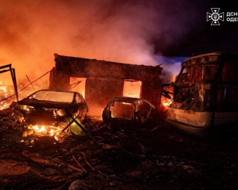 Russian drones hit Ukrainian port, officials say