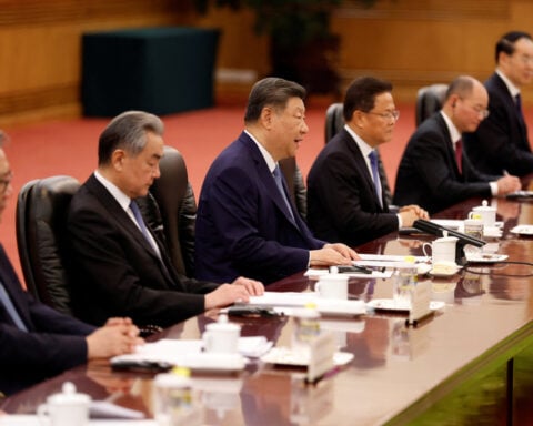 China's Xi says rule of law must be upheld for Middle East peace