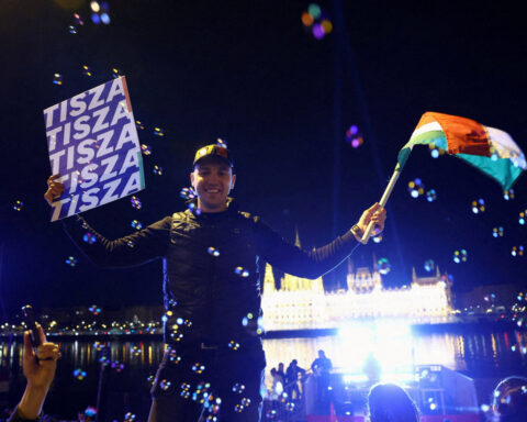 Budapest turns into party zone after historic election that ends Orban era