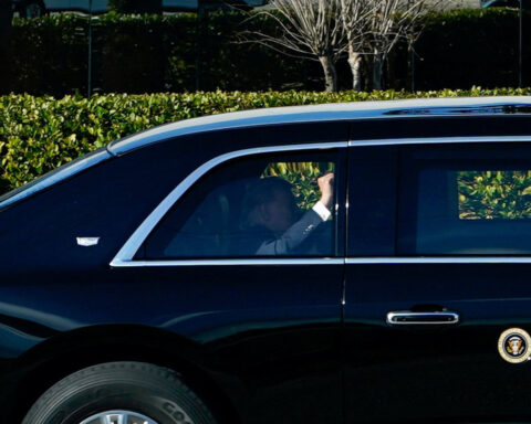 Trump says gas prices may remain high through November midterm election