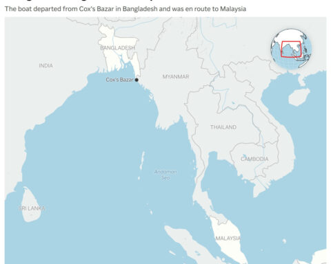 At least 250 people missing, including Rohingya and Bangladeshis, after boat sinks in Andaman Sea