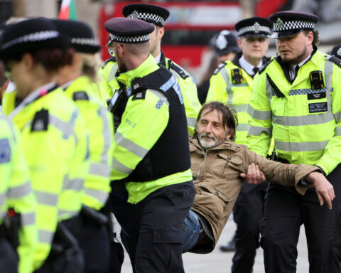 London police arrest 523 people at protest over Palestine Action ban