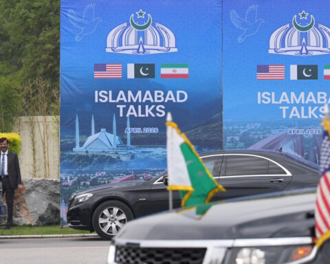 What are the main talking points at the US-Iran negotiations in Pakistan?