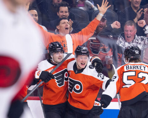 Playoff party time in Philadelphia! Flyers, fans rejoice at long-awaited return to postseason
