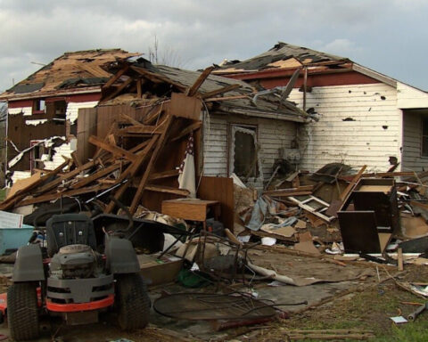 'It was light because the whole room was gone': Family survives tornado as it tore through home
