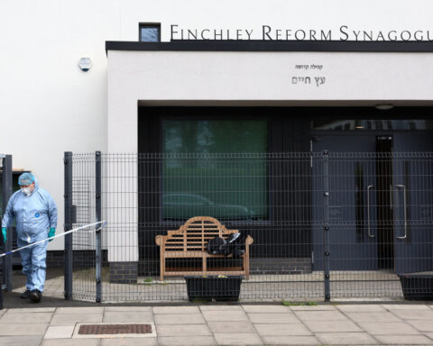 London police arrest two after synagogue targeted in attempted arson attack