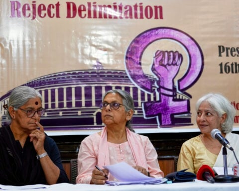 Modi is pushing to get more women into India's Parliament. That could have other consequences