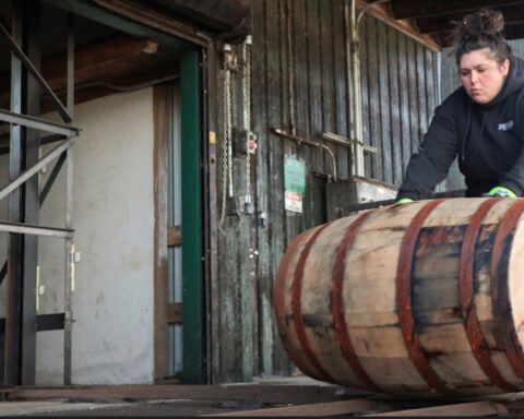 Bourbon demand is down and tariffs aren't helping. But distillers keep building