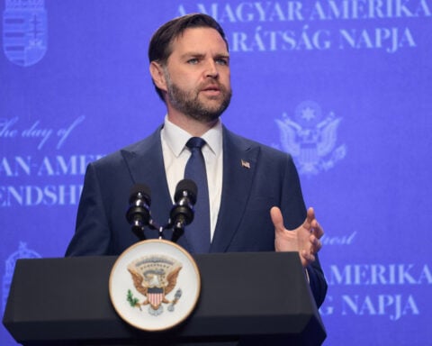 US hits military targets on Iran's Kharg Island, Vance says no change to strategy