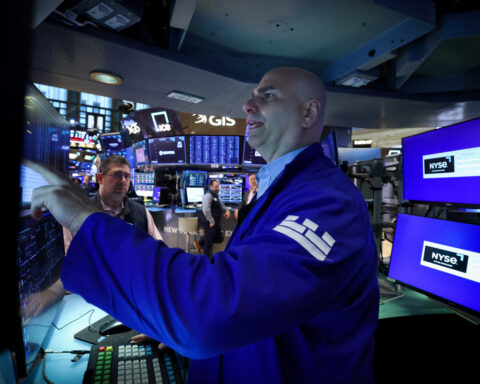 Equities gain, oil settles higher as investors watch US-Iran standoff