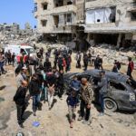 Israeli airstrike kills at least 10 near Gaza school as ceasefire strains