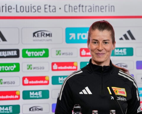 Marie-Louise Eta, the Bundesliga's first female coach, just wants to get on with her job