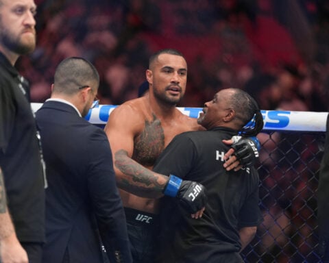 Newly crowned UFC champ Carlos Ulberg says he lost title belt while celebrating the win