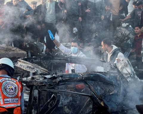 Israeli fire kills four Palestinians in Gaza, medics say