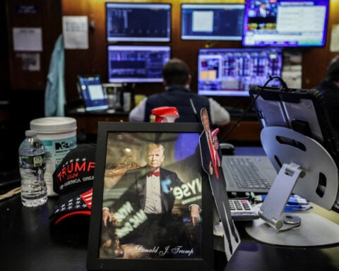 Oil prices soar, and stocks end mixed in volatile trade