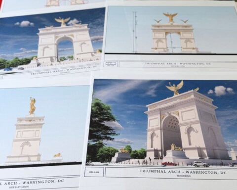 Federal agency approves concept for Trump's plan for a Triumphal Arch in Washington