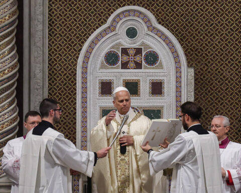 Washing priests' feet, Pope Leo urges Catholics to aid the oppressed