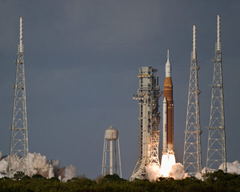 Reactions as Artemis II astronauts lift off on historic lunar mission