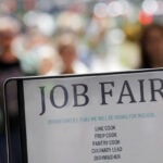 US weekly jobless claims fall; manufacturing production retreats in March