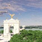 Trump’s arch gets overwhelmingly negative public feedback but appears poised to move forward