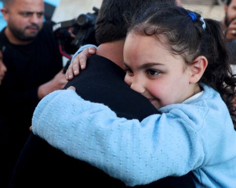 Babies evacuated from Gaza two years ago returned to their overjoyed parents