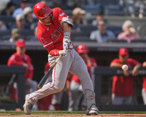 Mike Trout crushes another Yankee Stadium homer, his fifth in four games