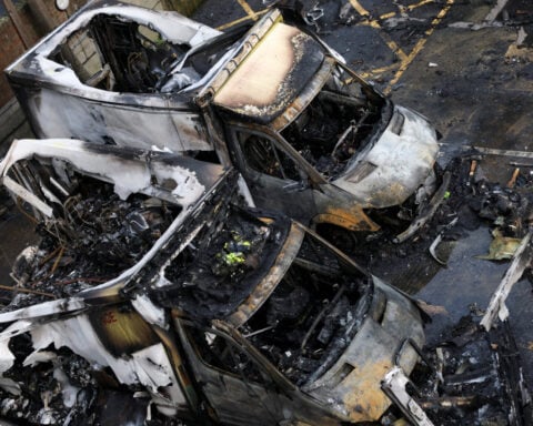 UK police arrest three more men over arson attack on Jewish community ambulances