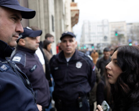 Serbian students, protesters clash with police in Belgrade