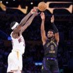 Bronny and LeBron James are looking forward to postseason playing time together with the Lakers