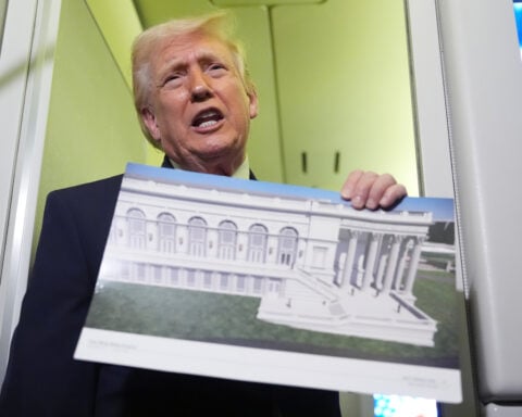 Trump rails against court decision that once again stalls his White House ballroom project