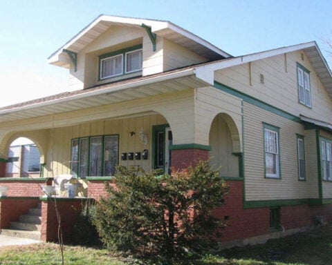 Before Beatlemania, George Harrison visited his sister in Illinois. The house is now for sale.