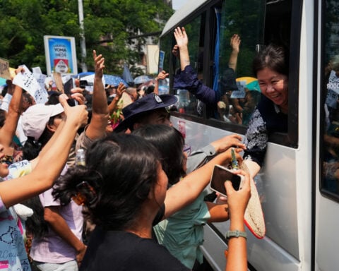 Former President Win Myint freed in broad Myanmar prisoner amnesty