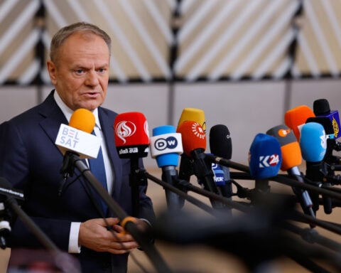Polish leader Tusk claims Russia-linked crypto firm backed Nawrocki's presidential bid